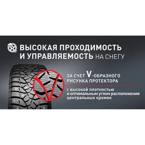 Легковая шина Bridgestone Blizzak Spike-02 SUV 245/70 R16 107T